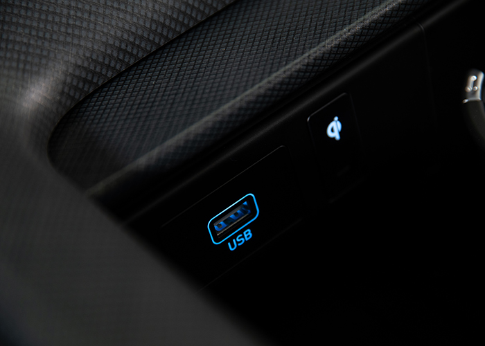 Cargador USB tipo A en Hyundai Palisade