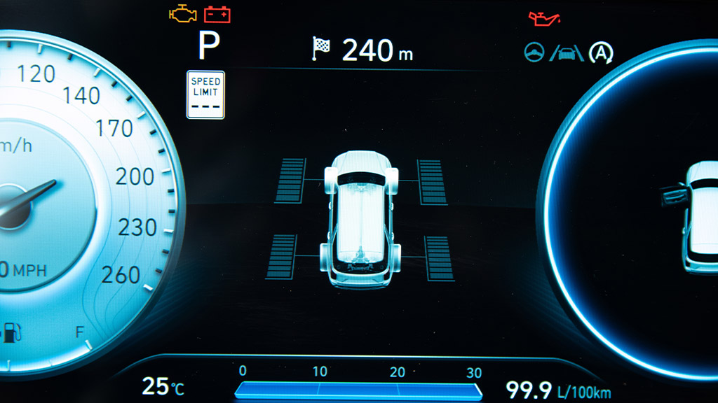 Clúster digital en Hyundai Palisade