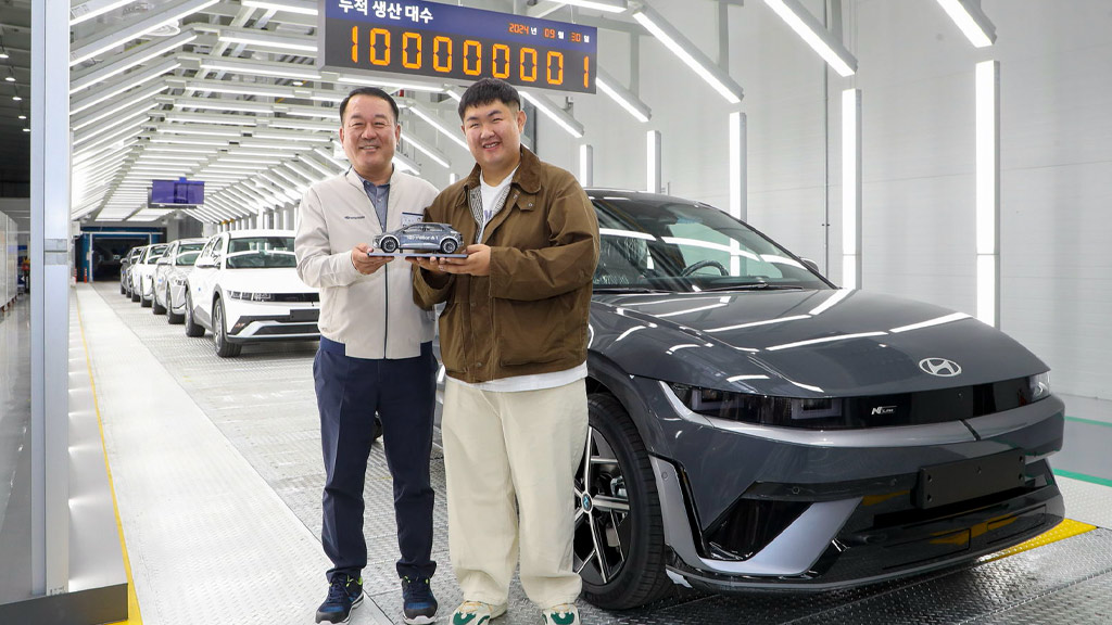 Producci&oacute;n de cien millones de unidades Hyundai 