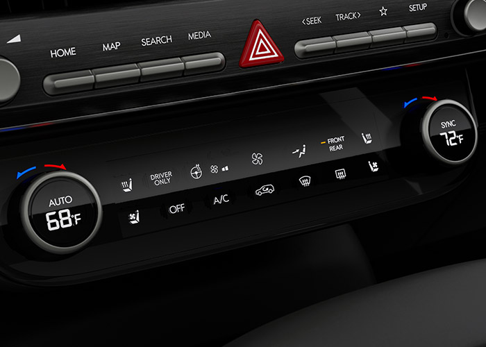 Panel de control de clima Hyundai Palisade Híbrida 2026