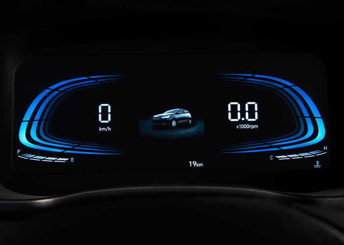 Clúster de supervisión de 4.2 pulgadas en Hyundai HB20 Hatchback