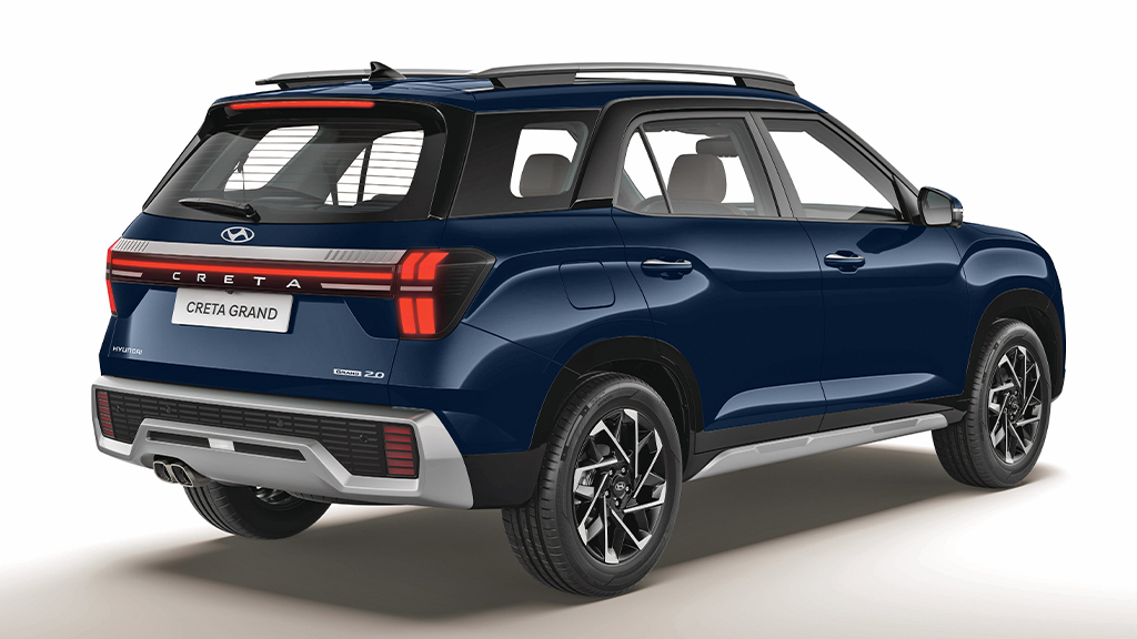 diseño exterior moderno aerodinámico SUV Creta Grand 2027